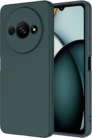 Xiaomi Redmi A3 4g 2024 Uyumlu Kılıf Zore Mara Lansman Kapak-koyu Yeşil Koyu Yeşil