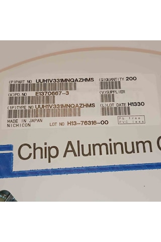 Uuh1v331mnqazhms 330mf 35v 12.5x13.5 Smd Kondansatör 30 Adet
