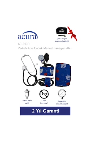 Acura Ac-303c Pediatrik Ve Çocuk Tansiyon Aleti