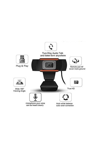 Mikrofonlu Usb 2.0 Hd 1080p Web Kamerası, Video Akışı İçin Masaüstü Dizüstü Bilgisayar Web Kamerası