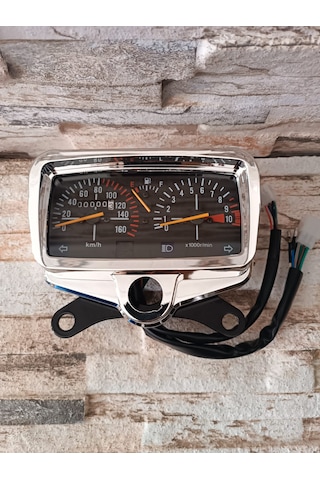 Cg Km Kilometre Saati Nikel Benzin Göstergeli Çift Telli Uyum