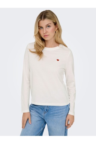 Only Jdy Bayan Uzun Kolu Sweat 15359938 Beyaz