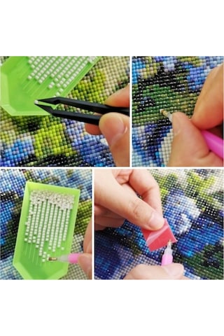 5D Sayılarla Elmas Boyama Tavus Kuşu-2 Diamond Painting Kit