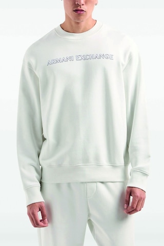 Armani Exchange Erkek Sweat Beyaz