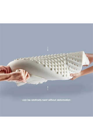 Doğal Lateks Yastık Servikal Omurga Sağlık Ortezi Anti Horlama