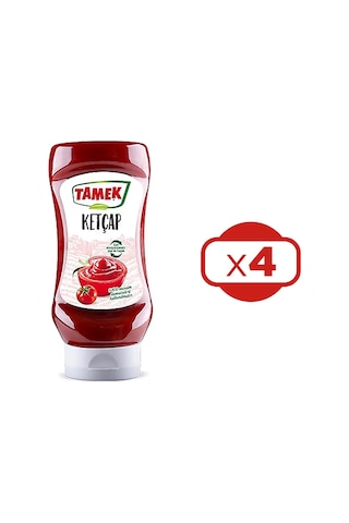 Tamek Ketçap Tatlı 4 x 355 G