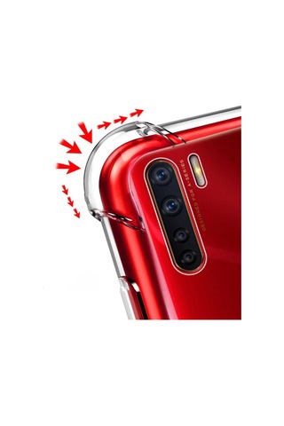 Oppo A91 Kilif Seffaf Nitro Anti Shock Kapak 432349998