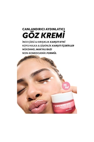 Göz Çevresi Kırışıklık Karşıtı Nemlendirici Aydınlatıcı Göz Kremi Peptit C Vitamini Kafein