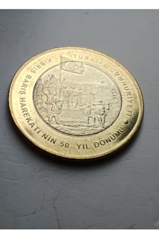 2024 Kıbrıs Hatırası 5 Lira Çil.
