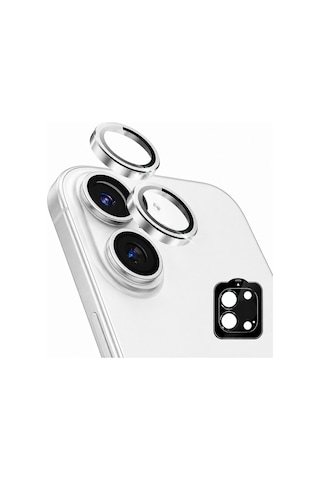 Safir Lens İphone 17 Uyumlu Kolay Kurulum Aparatlı Alüminyum Çerçeveli 9h Kamera Lens Koruyucu Lavanta