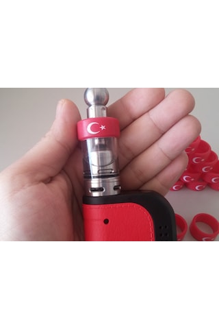 10 Adet Ay Yıldız Silikon Lastik Bant.Vape Band 22 Mm Vape Bant