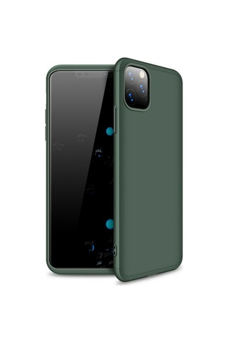 Apple Uyumlu iPhone 11 Pro 3 Parçalı 360 Tam Koruma Gkk Kapak Kılıf