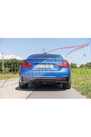 Bmw 4 Serisi Difüzörü Bmw F32 Dıfuzoru M Performance Mat Siyah