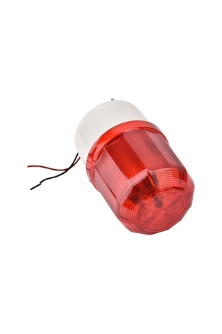 Geeroyoo Ac220v Led Döner Alarm Işığı - Yüksek Parlaklık, Su Geçirmez, Abs Kasa, Trafik Ve İnşaat Uygulamaları