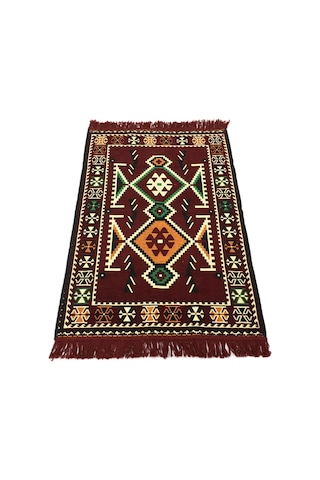 Shark Anadolu Kilim Bordo Renkli