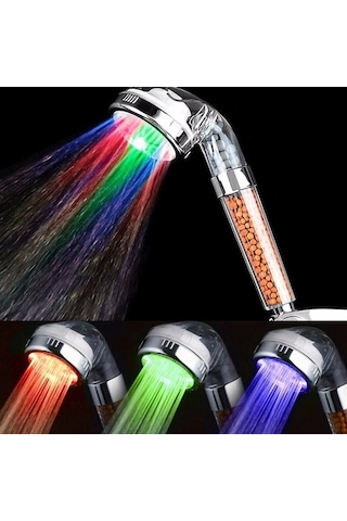Led Işıklı Su Tasarruflu Banyo Duş Başlığı 5361 Diğer