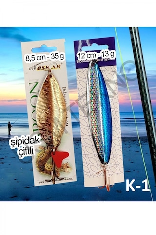 Kaşık 2 Adet Turna Kaşığı Rapala Lures Yapay Yem Karışık Renkli