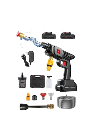 Thomax Şarjlı Ve Yüksek Basınçlı Oto Yıkama Ve Sulama Tabancası