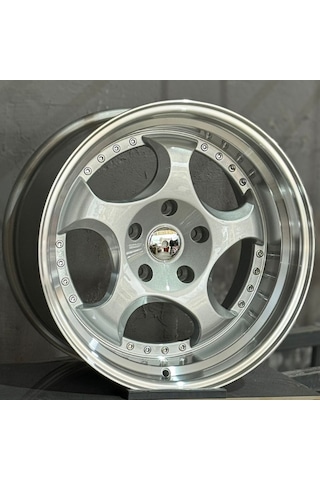 5 120 17 9.5 Et22 Ch72.6 Silver Lip Polish Chrome Rivets Emr-l2384