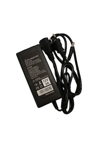 IP20 12 Volt 3 Amper Plastik Kasa Masa Tipi Laptop Tipi Adaptör