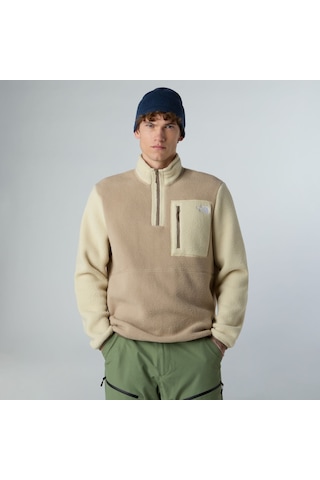 The North Face Erkek Yumiori 1/4 Fermuarlı Polar Ceket Nf0a883seoz1 Gri