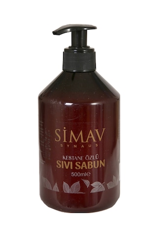 Simav Synaus Kestane Özlü ve Termal Sulu Sıvı Sabun 500 ML