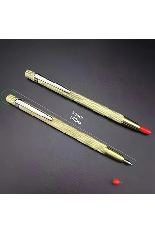 Hightower 5 Adet Cep Klipsli Tungsten Çelik Alaşımlı Seramik Cam Metal Mermer Sanatçı Kalemi