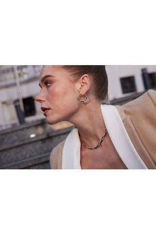 Reis Kuyumculuk T10698 Glow Grand Earrings Altın Küpe