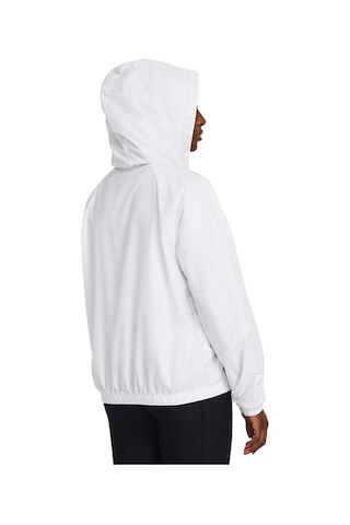 Under Armour Rival Sport Kadın Beyaz Kapüşonlu Ceket Beyaz