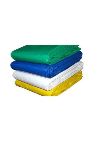 Her Ebat Su Geçirmez Mavi Branda Çadır Pvc Tente Gölgelik Koruma 6m X 10m 60 M2 Mavi