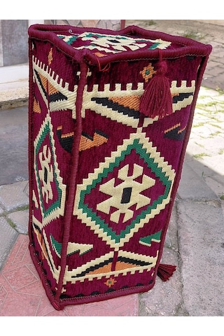 Şark Köşesi Kol Dayanma Minderi Sünger Dahil 22 X 22 X 45 Cm Bordo