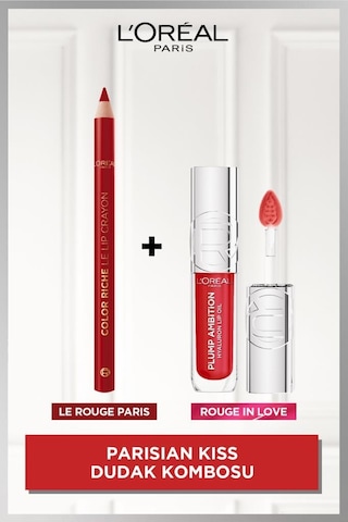 Parisian Crush Lips Dudak Kombosu Color Riche Dudak Kalemi 300+ Plump Ambition Dudak Parlatıcısı 380 pktddkparlklm2-10749 Diğer