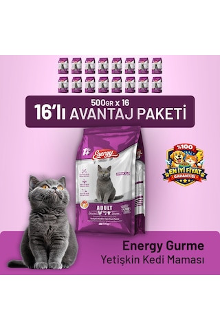 Gurme Yetişkin Kedi Maması - 16 Adet
