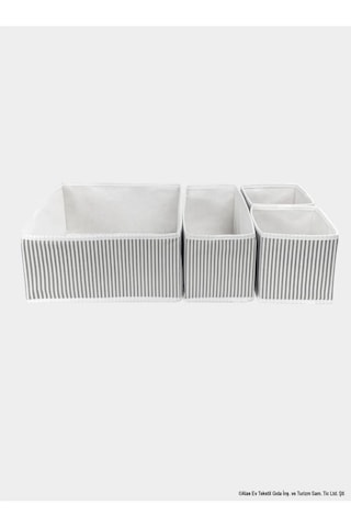 Çekmece Düzenleme Ürünü 4 Parça Beyaz