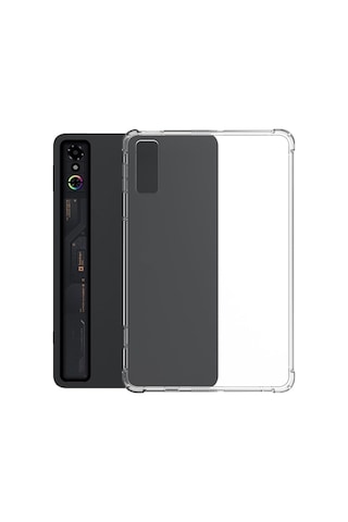 Zte Nubia Redmagic Astra 9.06 İnç Uyumlu Anti Shock Silikon Kılıf Şeffaf Arka Kapak