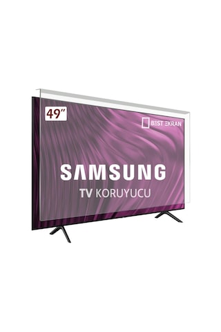 Bestekran Samsung Uyumlu UE49N5300AU TV Ekran Koruyucu 49" İnç 123 Cm