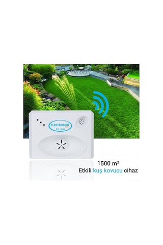 Repel EB1500 Sonic Ultrasonic Kuş Kovucu Cihaz 1500 M² Etkili 2'li
