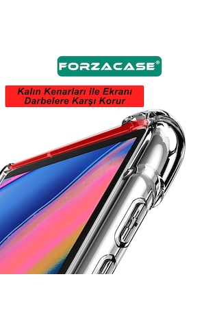 Forzacase Samsung Uyumlu Galaxy Tab S10 Fe Plus 13.1 Anti Shock Silikon Kılıf + Temperli Kırılmaz Cam - Fc014 Arka Kapak