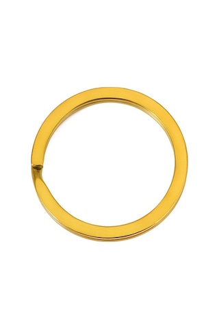 30 Adet Altın Renk 3 Cm Metal Anahtarlık Halkası