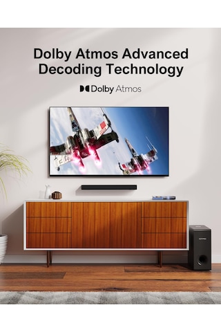 Ultımea Nova S50 Dolby Atmos 2.1 Subwoofer Tv Hoparlörü U2120