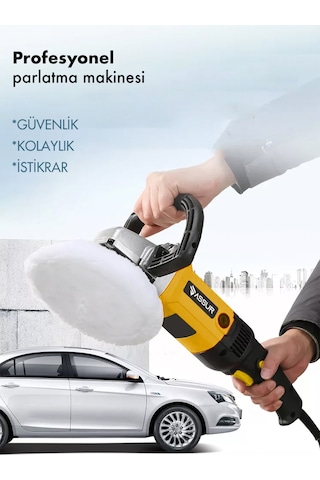 Assur ASR406-02-07 180 MM Pasta Cila Polisaj Zımpara Sarı