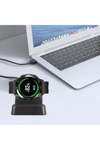 Huawei Watch Gt- Gt2 -Gt2E Magic - Dream Şarj Kablosu Stand (194213285)-Siyah