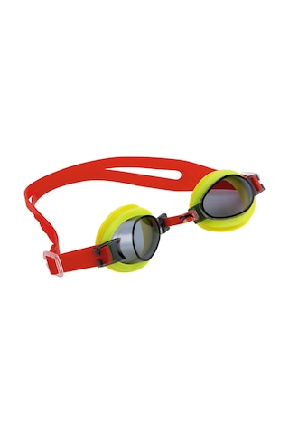 Slazenger Junior Yüzücü Gözlüğü Wave 2546 Smoke Yellow Red Çok Renkli