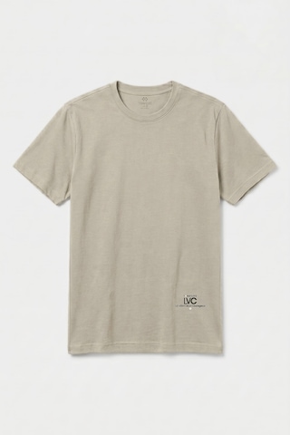 Tommy Life Bej Standart Fit Baskılı Kısa Kollu Erkek T-shirt - 88440