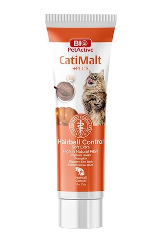 Bio Petactive Catimalt Plus Tüy Yumağı Önleyici Attırıcı Kedi Malt Macunu 100 G