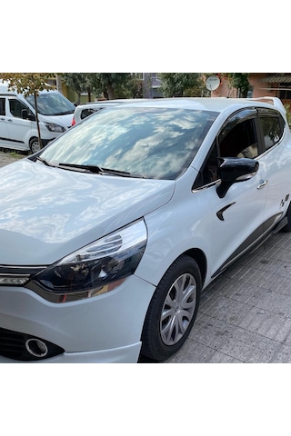 Sts Oto Aksesuar Renault Clio 4 Batman Yarasa Ayna Kapağı Piano Black Abs Plastik (02)