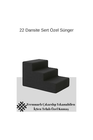 Kediler İçin Tasarlanmış 3 Basamaklı Tırmanma Merdiveni