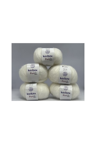 Paris El Örgü İpliği 10'lu Paket, 10x50 Gr. 200 Mt. %75 Akrilik %25 Polyester Ekru - 874191489 Paris El Örgü İpliği 10'lu Paket, 10x50 Gr. 200 Mt. %75 Akrilik %25 Polyester Ekru - 874191489