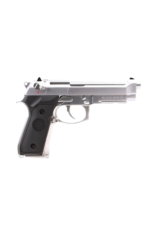 We Beretta M9a1 Rail Silver Full Auto Gbb Airsoft Tabanca
