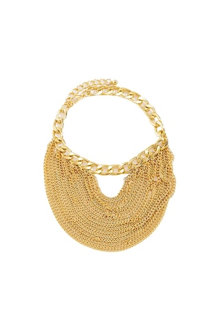 Homyl Katmanlı Püskül Halhal Zarif Hediye Gece Kulübü Altın Altın